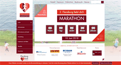 Desktop Screenshot of flensburg-marathon.de